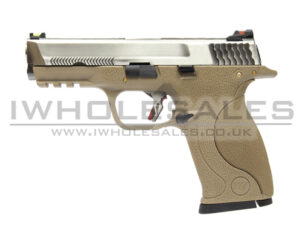 WE Custom Big Bird Tan (Silver Slide and Silver Barrel)