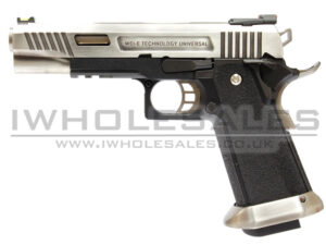 WE Custom Hi-Capa 5.1 Force GBBP (Silver)