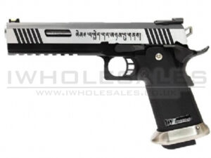 WE Custom Hi-Capa IREX GBB (6 Inch - Silver)
