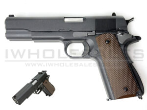 WE 1911 Double Barrel GasBB Pistol (Ful Metal - Black)