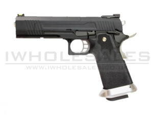 Armorer Works Custom Hi-Capa GBBP (Split Black Slide - Black Frame - AW-HX1002)