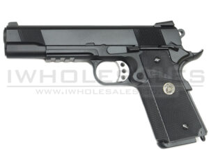 WE 1911 Tactical MEU Gas Blowback Pistol (Railed - Black)