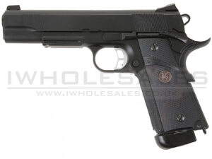 KJWorks 1911 Custom Gas Blowback Pistol (Black - KJW-KP07)