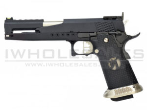 Armorer Works Custom 'Race Guns' Hi-Capa GBBP (Dragon Black Slide - Black Grips - AW-HX2202)