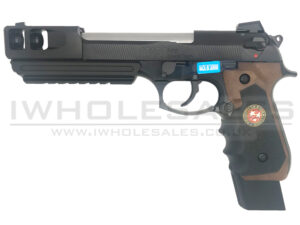 WE Samurai Edge M92 Long Barrel GBBP (Semi. Auto - V2 - Brown Grip)