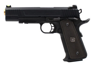 Salient Arms International by EMG 5.1 Hi-Capa RED Gas Pistol (Gold Barrel - Black - SA-RD0200)