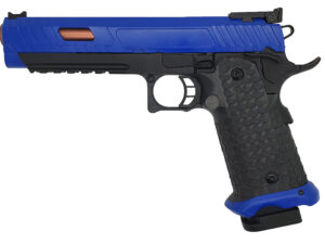 Army JW3 Baba Yaga Gas Blowback Pistol (Full Metal - Black - Two-Tone Blue)