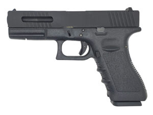 Hwasan 18 Series Gas Blowback Pistol (Full/Semi Auto. - Top Metal Slide - Black)