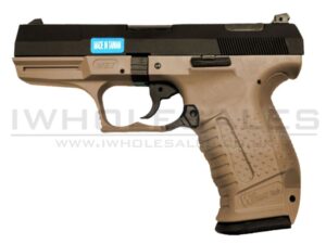WE KRATOS 'God of War' GBB Pistol (Black Metal Side - Tan Body)