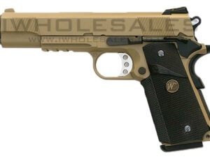 WE MEU Gas Blowback Pistol (Rail Version - Metal - Tan)