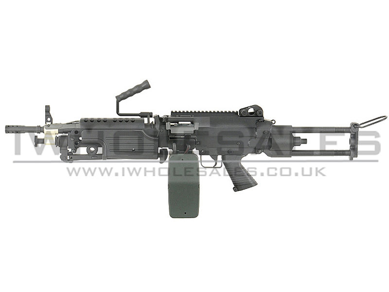 A&K M249 Para with Sound Control Drum Magazine (AK-249-PARA - Black)