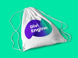 Divi Engine String Bag (Big Logo)